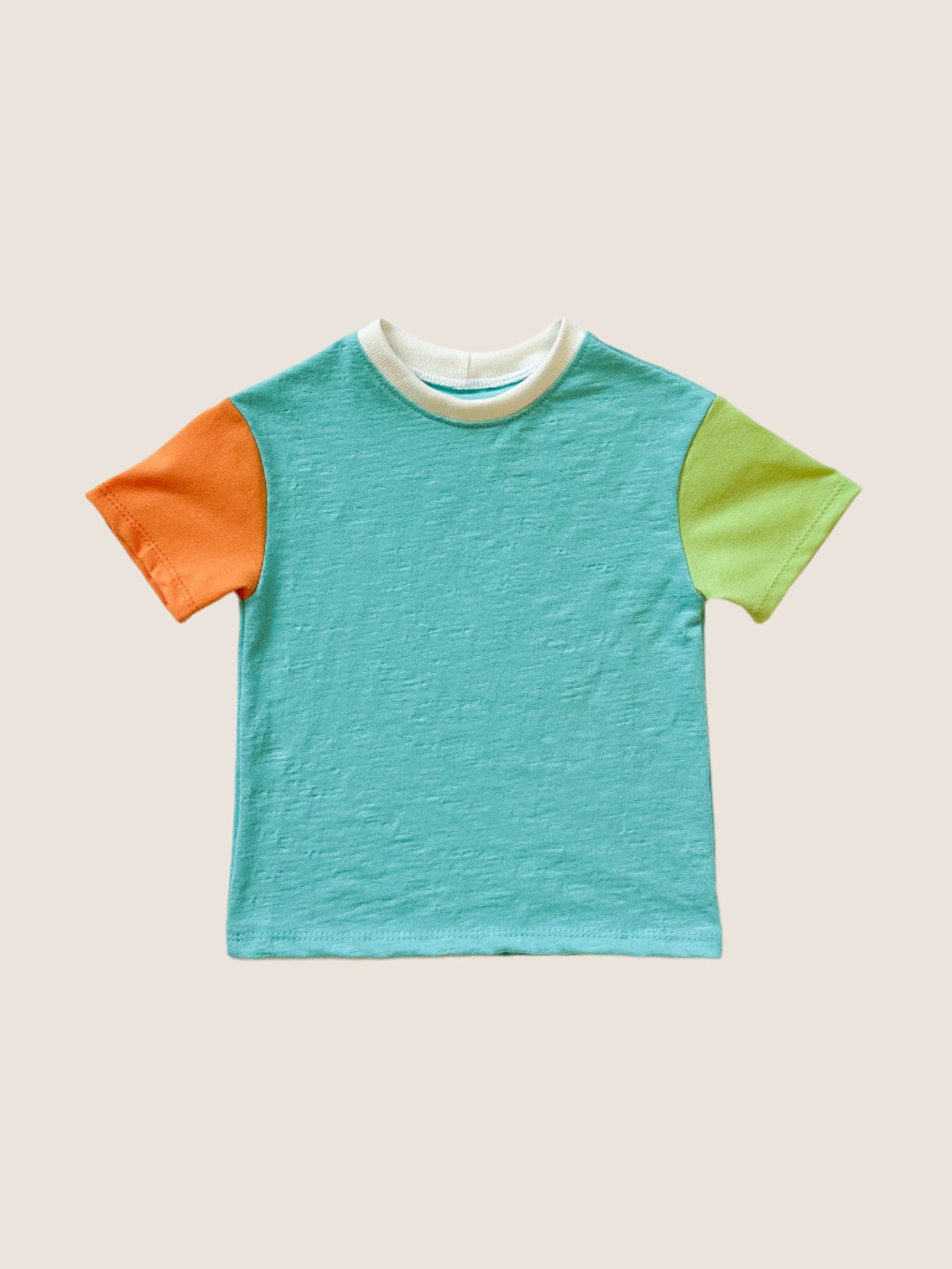 Slub colorblock t-shirt