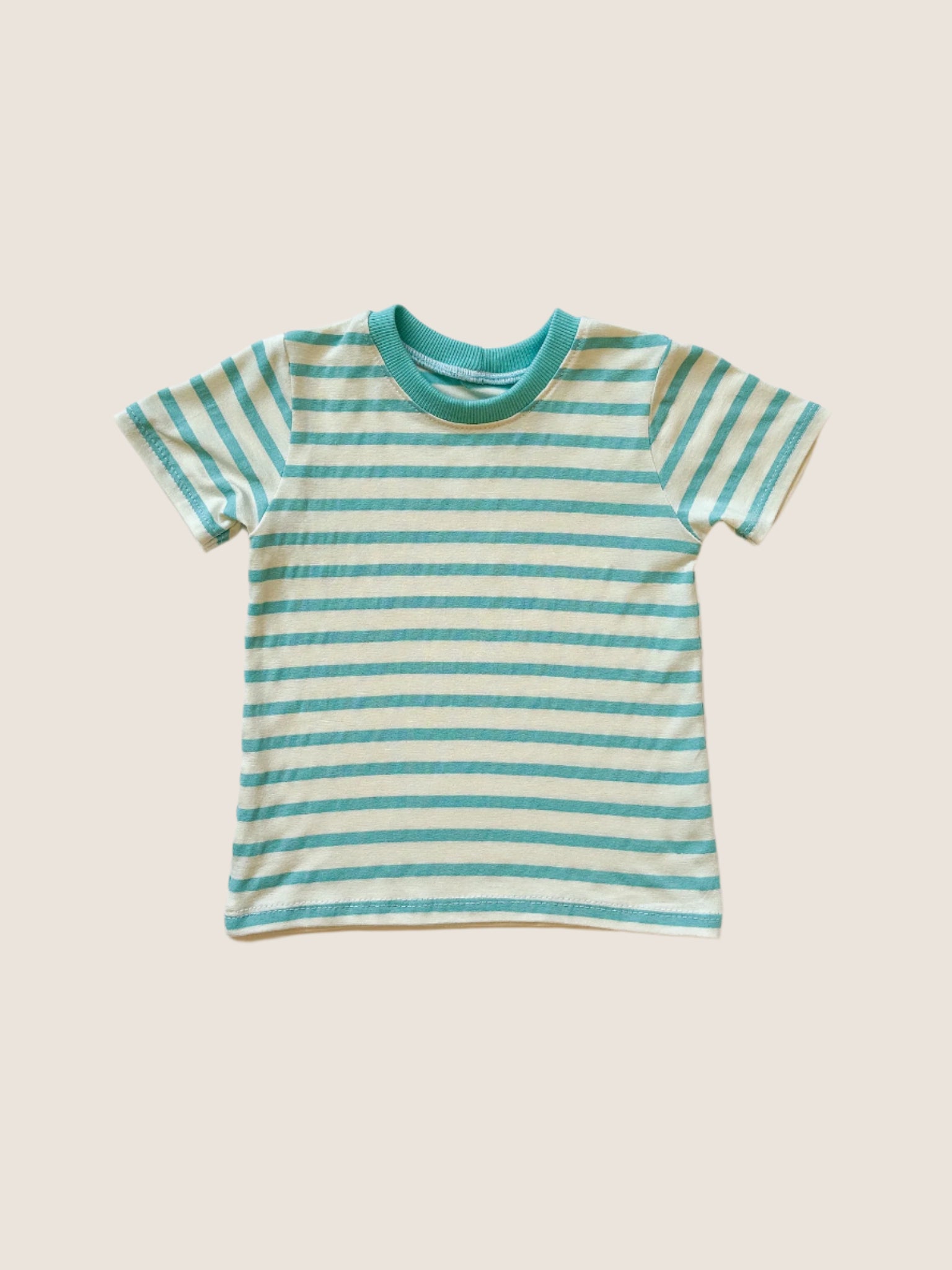 Basic tee - Caribbean stripe