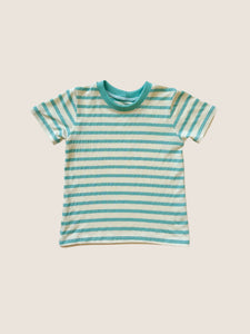 Basic tee - Caribbean stripe